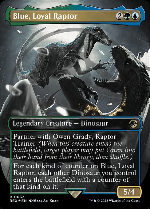 Blue, Raptora Leal — Jurassic World Collection 33