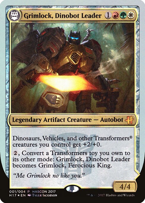 Grimlock, Dinobot Leader — HasCon 2017 1