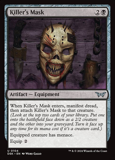 Killer's Mask — Duskmourn: House of Horror 104