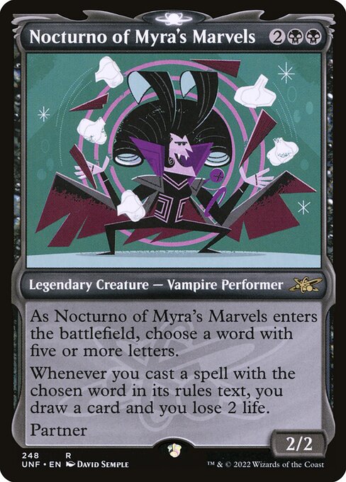 Nocturno of Myra's Marvels — Unfinity 248