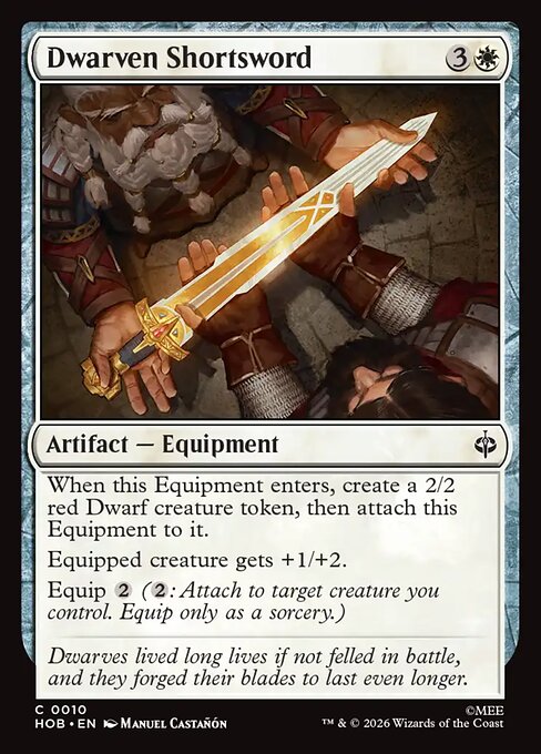 Dwarven Shortsword — The Hobbit 10