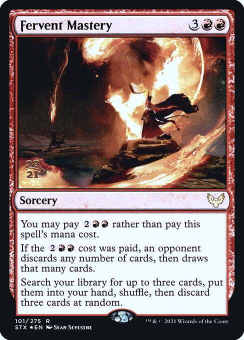Maestria Fervente — Strixhaven: School of Mages Promos 101s