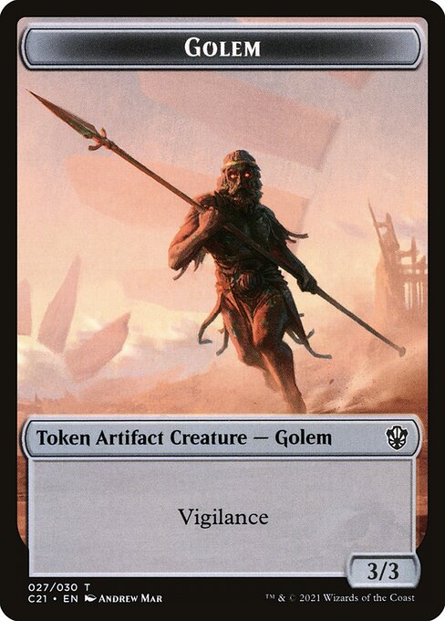 Golem — Commander 2021 Tokens 27