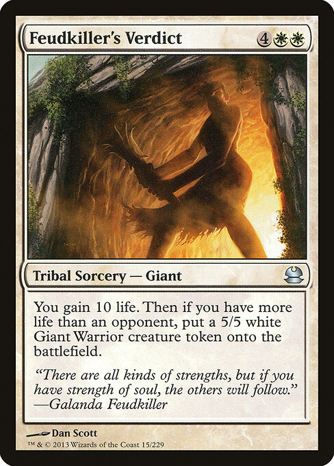 Veredito de Feudocida — Modern Masters 15