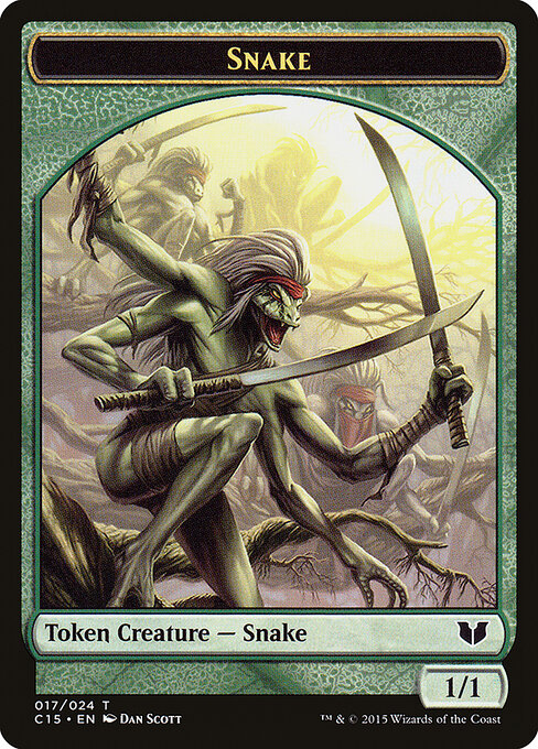 Snake — Commander 2015 Tokens 17