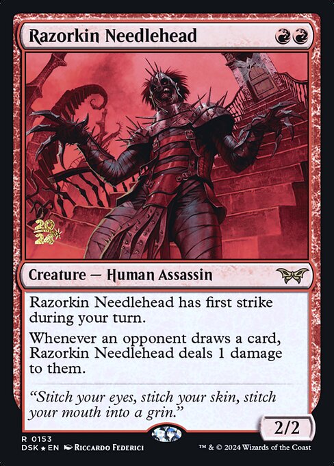 Razorkin Needlehead — Duskmourn: House of Horror Promos 153s