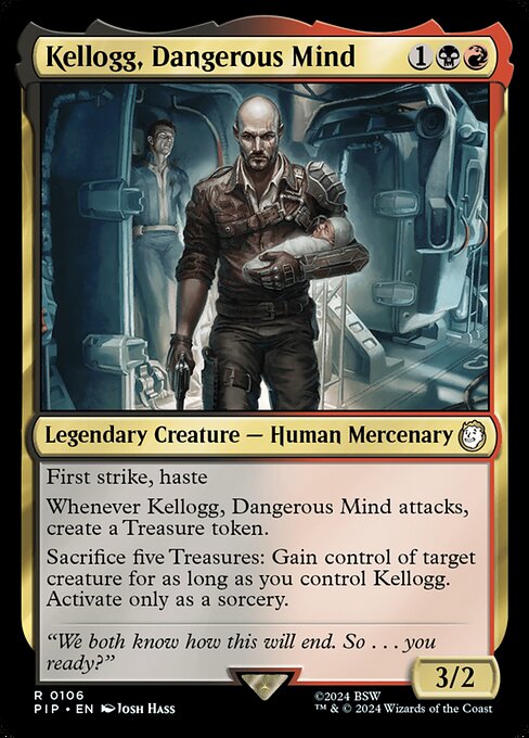 Kellogg, Dangerous Mind — Fallout 106