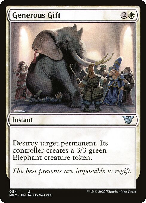Presente Generoso — Neon Dynasty Commander 84
