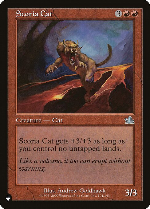 Gato de Escória — The List PCY-101