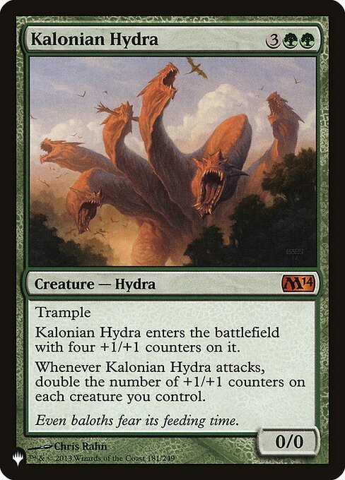 Hidra Kaloniana — The List M14-181