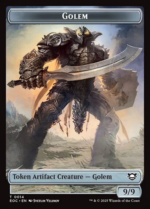 Golem — Edge of Eternities Commander Tokens 14