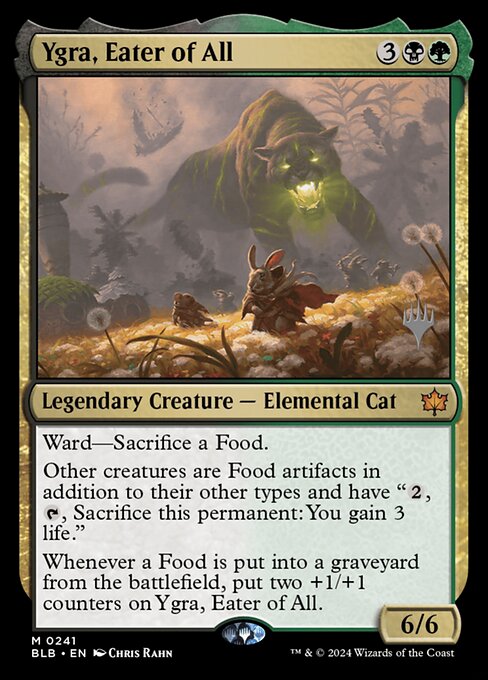 Ygra, Eater of All — Bloomburrow Promos 241p