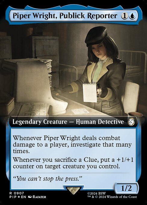 Piper Wright, Publick Reporter — Fallout 907