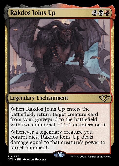 Adesão de Rakdos — Outlaws of Thunder Junction Promos 225p