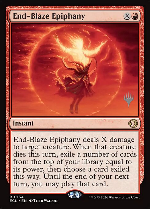 End-Blaze Epiphany — Lorwyn Eclipsed Promos 134p