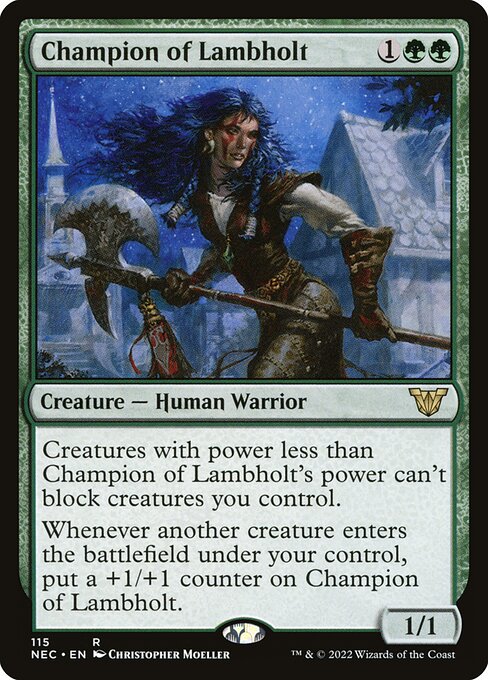 Campeão de Lambholt — Neon Dynasty Commander 115