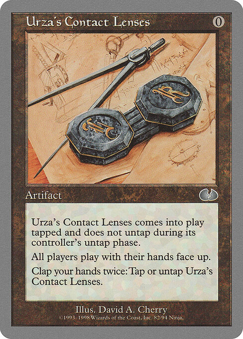 Urza's Contact Lenses — Unglued 82