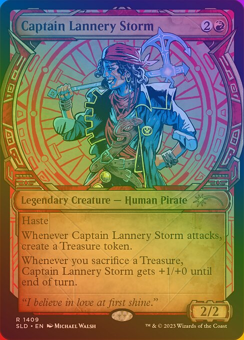 Capitã Lannery Tormenta — Secret Lair Drop 1409★