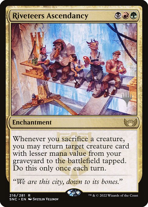 Domínio dos Rebiteiros — Streets of New Capenna Promos 216p