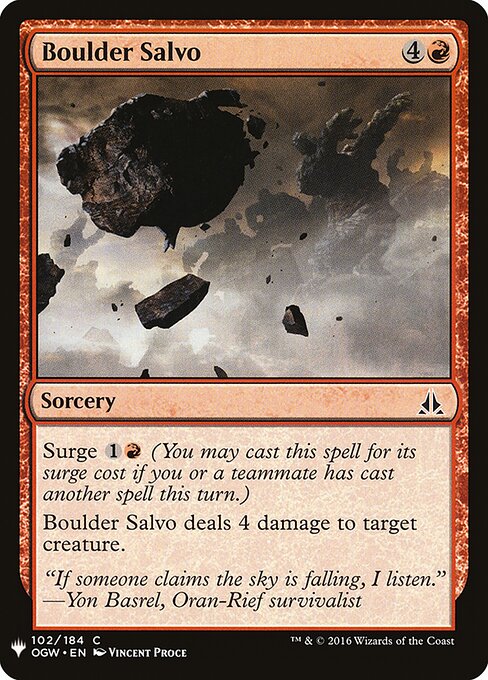 Salva de Pedregulhos — The List OGW-102