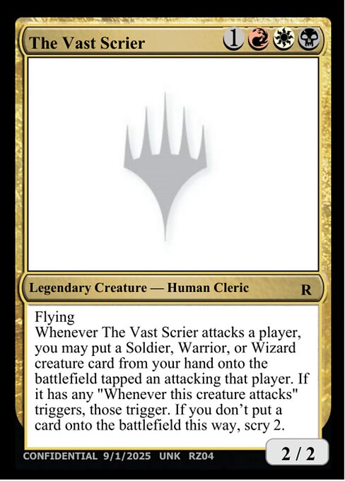 The Vast Scrier — Unknown Event RZ04u