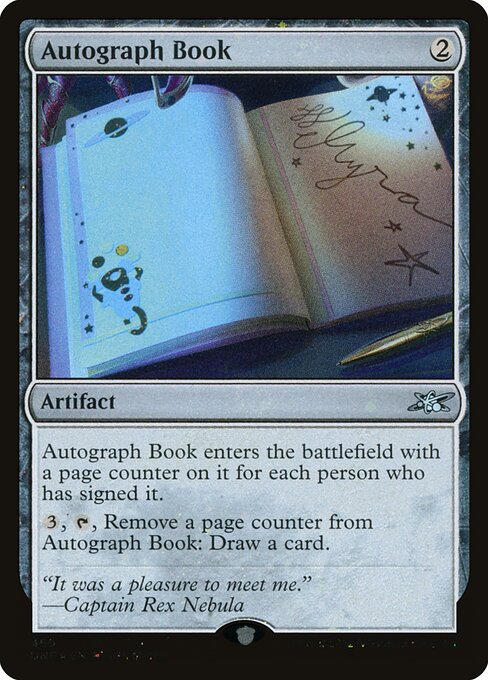 Autograph Book — Unfinity 469