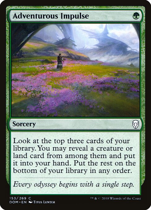 Impulso Aventureiro — Dominaria 153