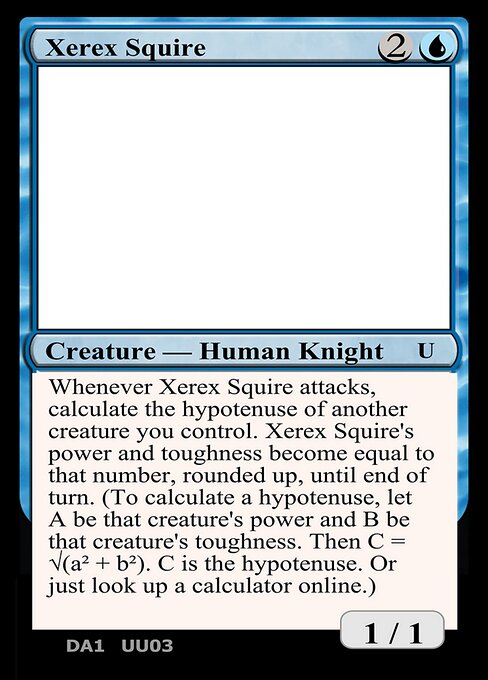 Xerex Squire — Unknown Event UU03c