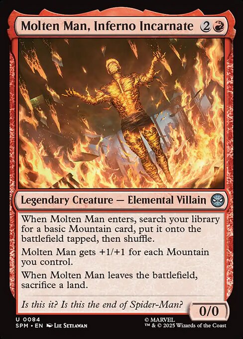 Molten Man, Inferno Incarnate — Marvel's Spider-Man 84