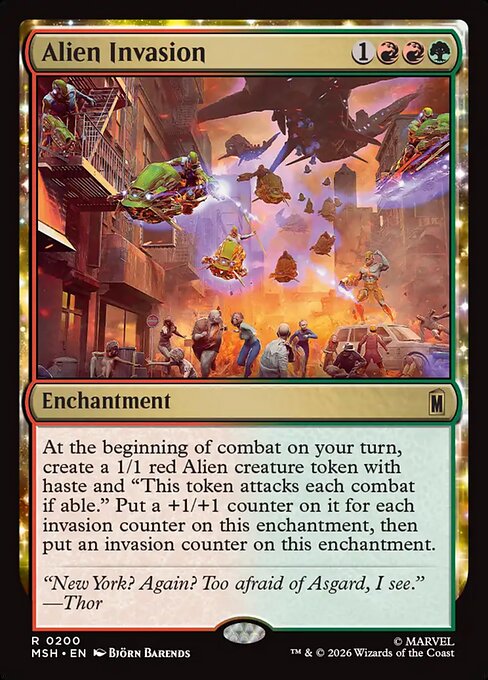 Alien Invasion — Marvel Super Heroes 200