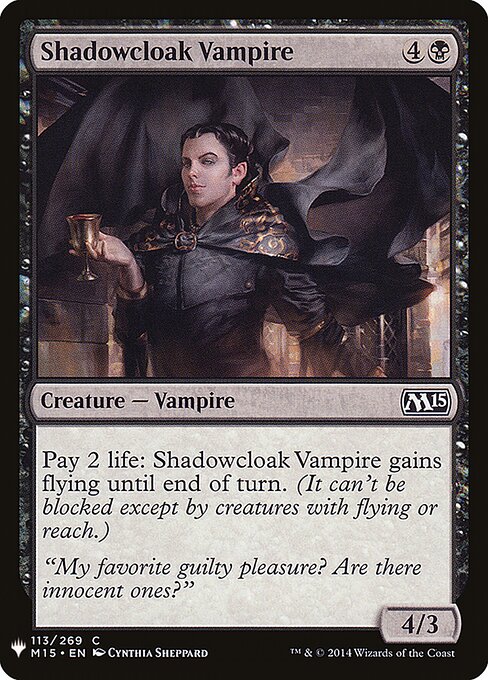 Vampiro do Manto de Sombras — The List M15-113
