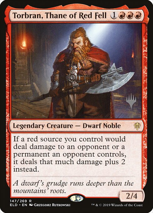 Torbran, Tano de Lapa Vermelha — Throne of Eldraine Promos 147p