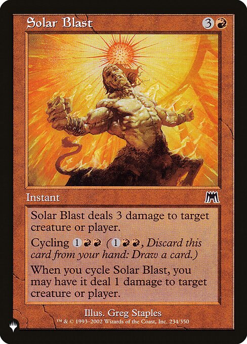 Explosão Solar — The List ONS-234