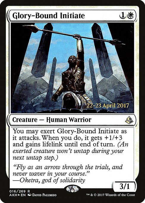 Iniciado Destinado à Glória — Amonkhet Promos 16s