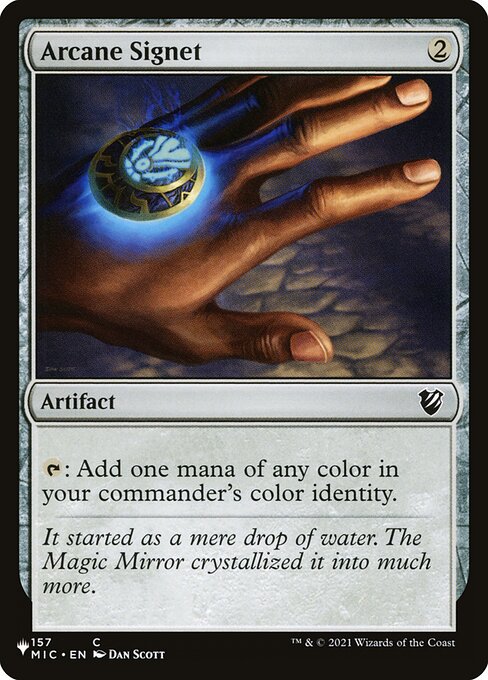 Sinete Arcano — The List MIC-157