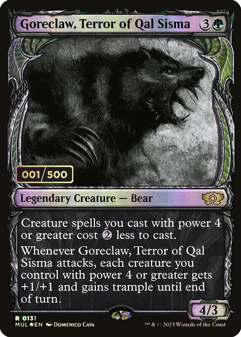 Garra Cruenta, Terror de Qal Sisma — Multiverse Legends 157z