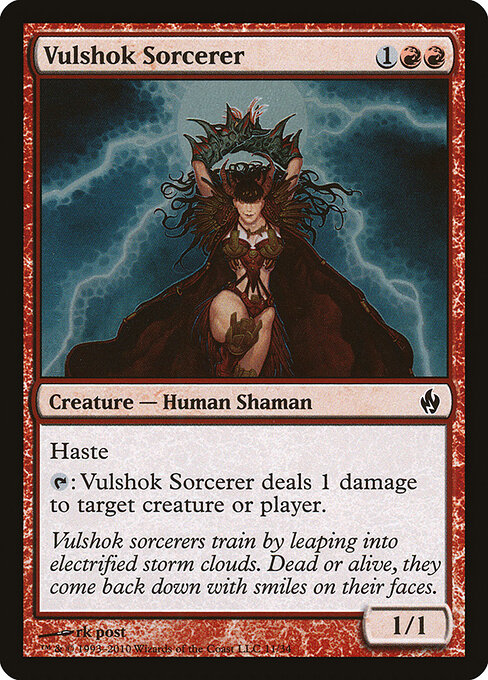 Feiticeiro Vulshoque — Premium Deck Series: Fire and Lightning 11