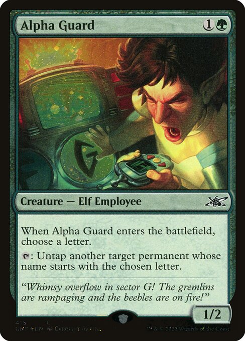 Alpha Guard — Unfinity 415