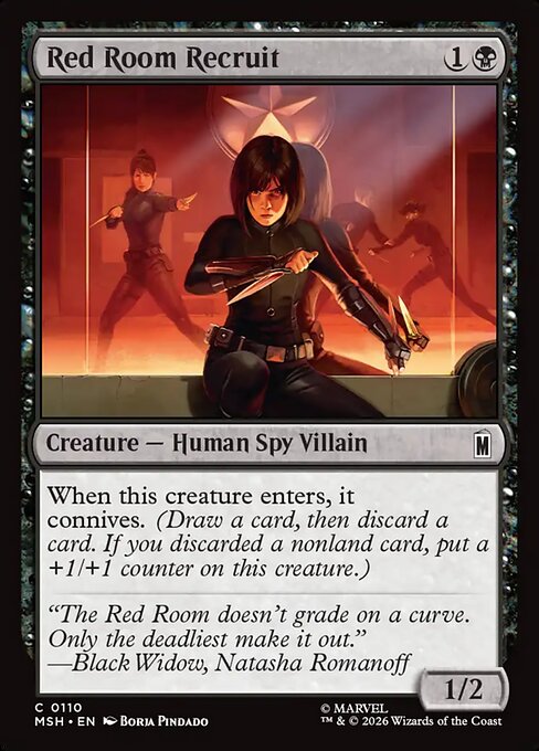 Red Room Recruit — Marvel Super Heroes 110