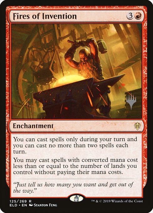 Fogos da Invenção — Throne of Eldraine Promos 125p