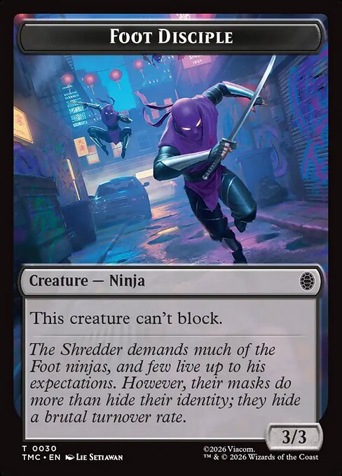 Foot Disciple — Teenage Mutant Ninja Turtles Eternal Tokens 30
