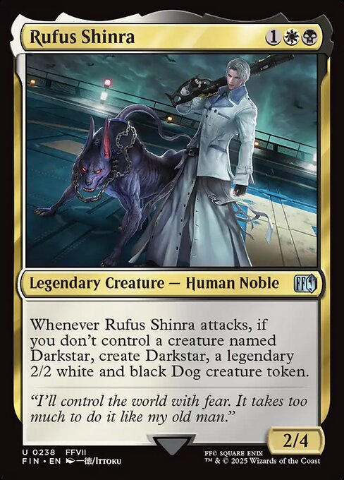 Rufus Shinra — Final Fantasy 238
