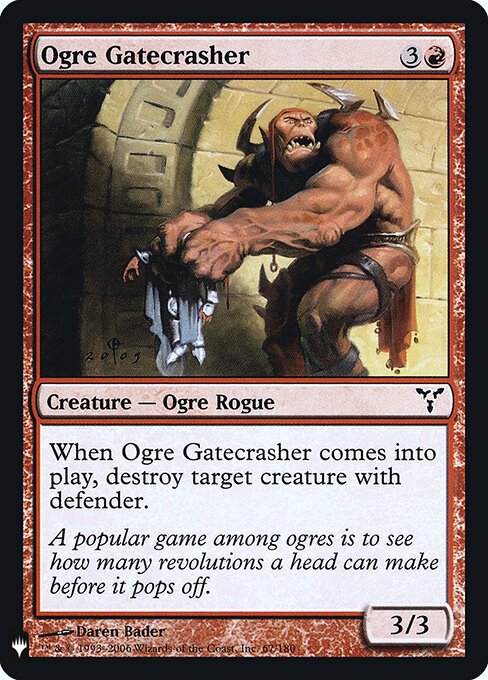Penetra Ogre — The List DIS-67