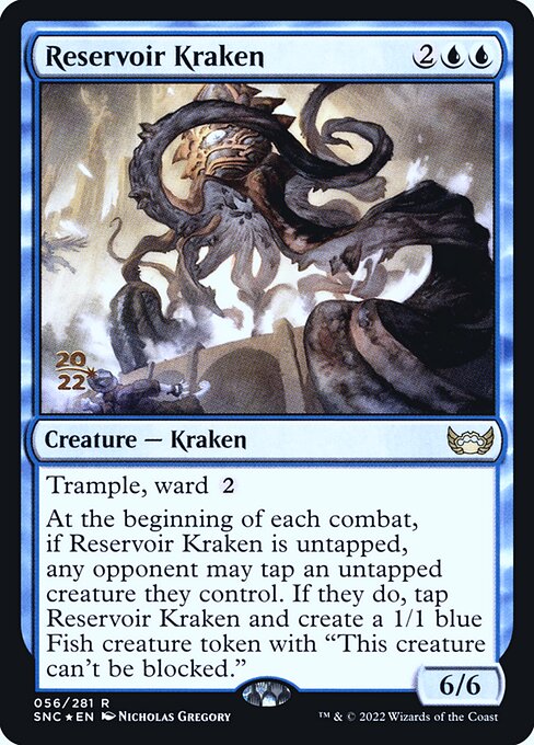 Kraken do Reservatório — Streets of New Capenna Promos 56s
