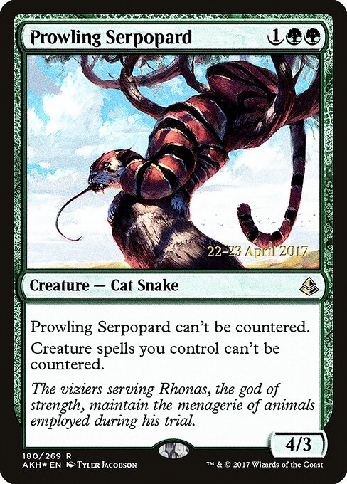 Serpopardo Espreitador — Amonkhet Promos 180s