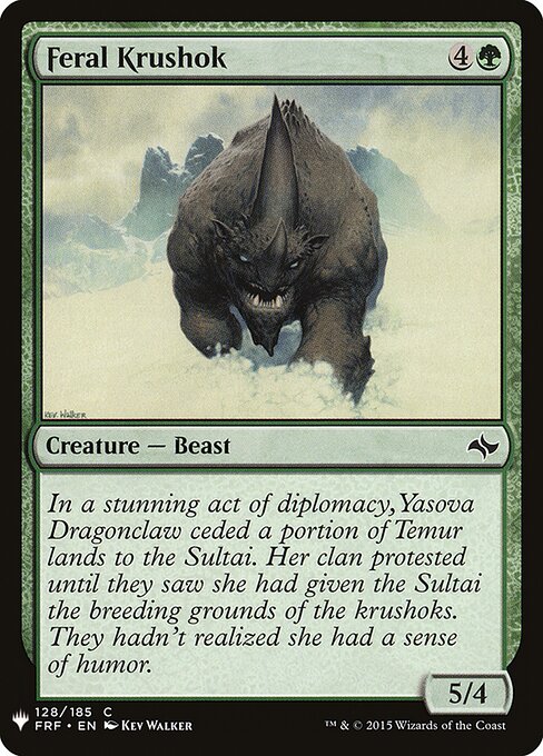 Krushok Bestial — The List FRF-128