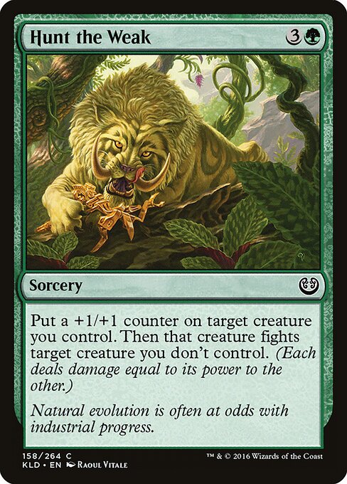 Caçar os Fracos — Kaladesh 158
