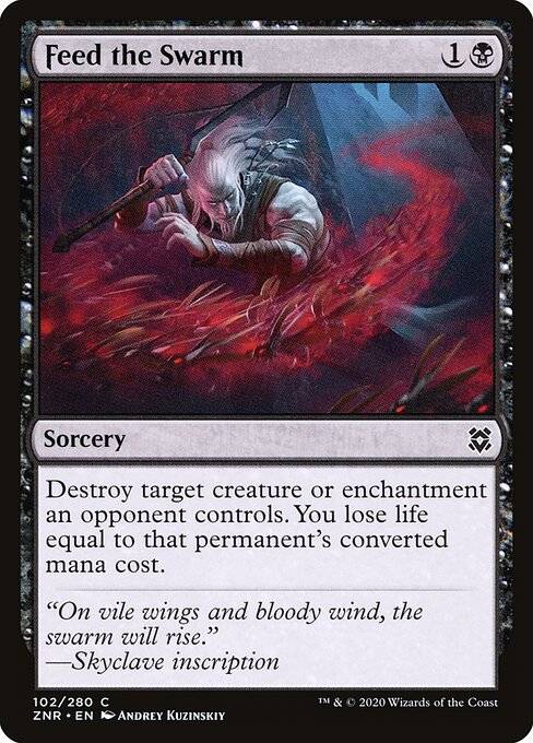 Alimentar o Enxame — Zendikar Rising 102