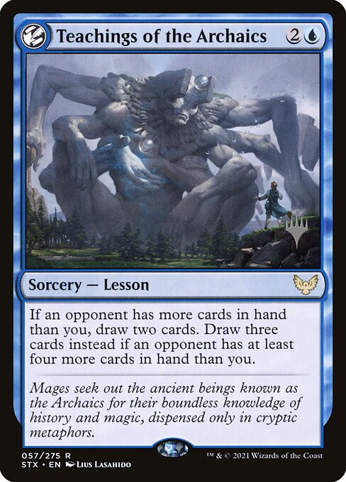 Ensinamentos dos Arcaicos — Strixhaven: School of Mages Promos 57p