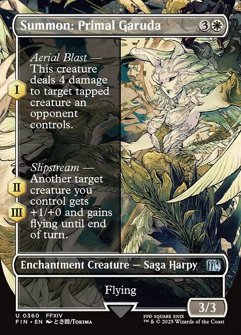 Summon: Primal Garuda — Final Fantasy 360